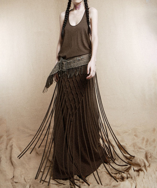 Long Tassel Skirt